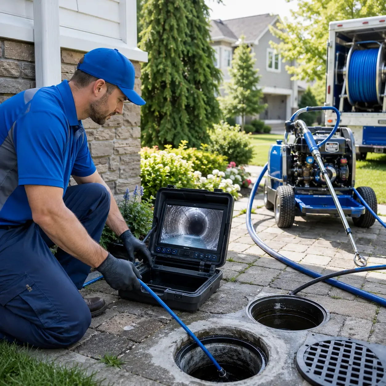 Outdoor drain cleaning professionals serving Plainwell, MI