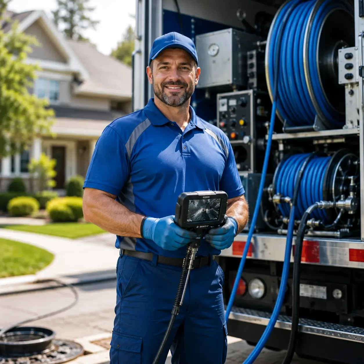 Local outdoor drain cleaning specialists in Plainwell, MI